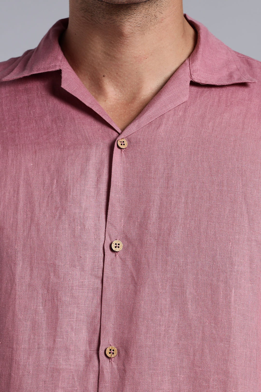 Turkish Rose Linen Shirt - 100% Pure Linen - Men’s Trending Fashion - Casual Summer Style | Crafted Linen