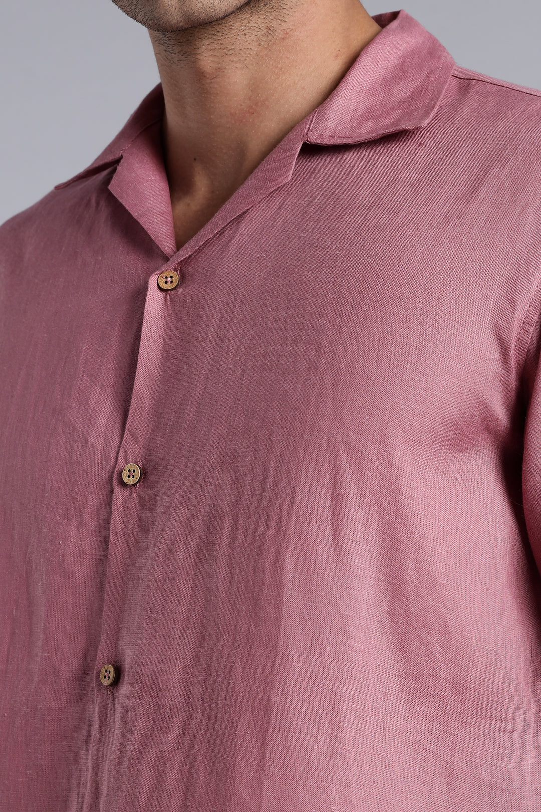 Turkish Rose Linen Shirt - 100% Pure Linen - Men’s Trending Fashion - Casual Summer Style | Crafted Linen