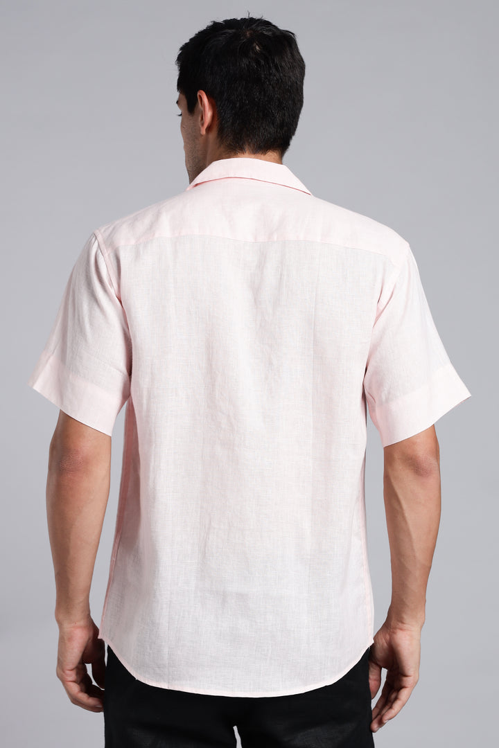 Postcards from Paradise Linen Shirt – Crafted for Summer Escapes – Pure 100% Linen – Vacation Casual Look – Men’s Trending Fashion 2025 | CraftedLinen