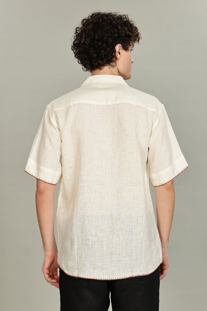 Sunset Shores Linen Shirt – Crafted for Summer Days - Pure 100% Linen – Men’s Trending Fashion 2025 | CraftedLinen