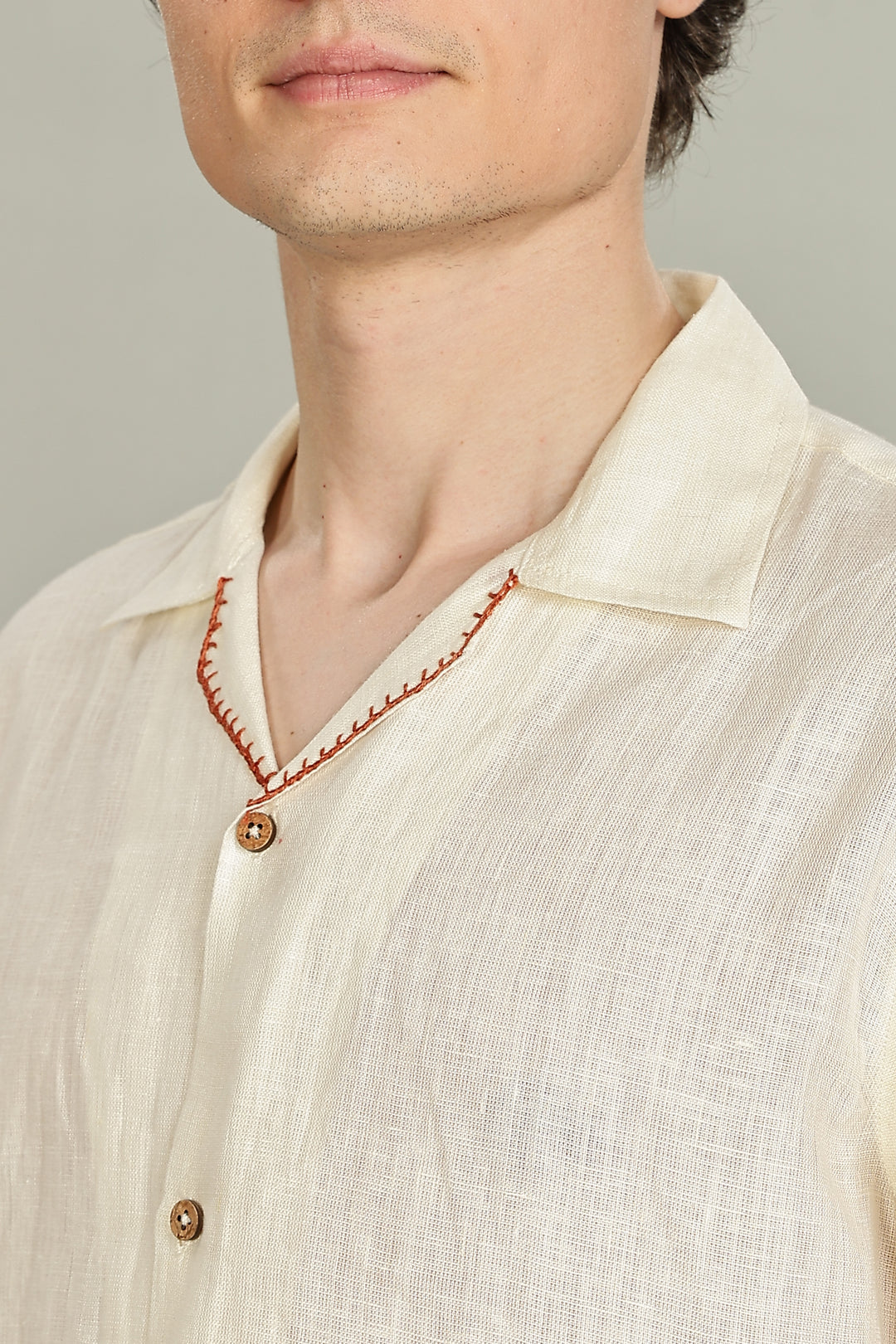 Sunset Shores Linen Shirt – Crafted for Summer Days - Pure 100% Linen – Men’s Trending Fashion 2025 | CraftedLinen